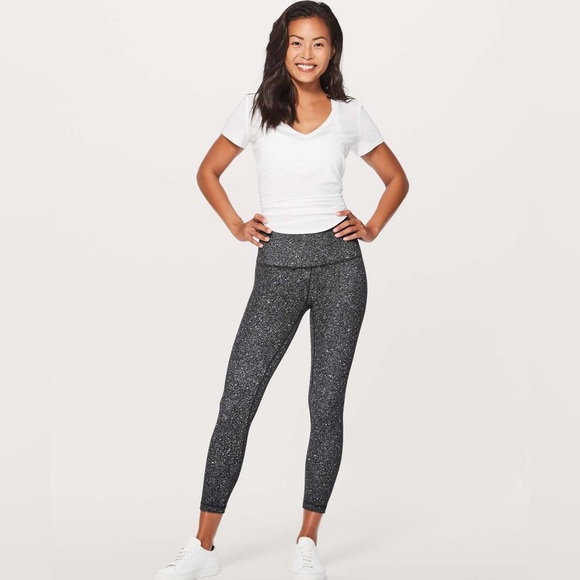 lululemon athletica Black and White Leggings - Picture 1 of 6